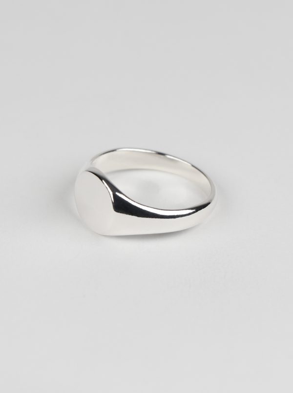 Round Signet Ring | 925 Sterling silver - Cameron Studio